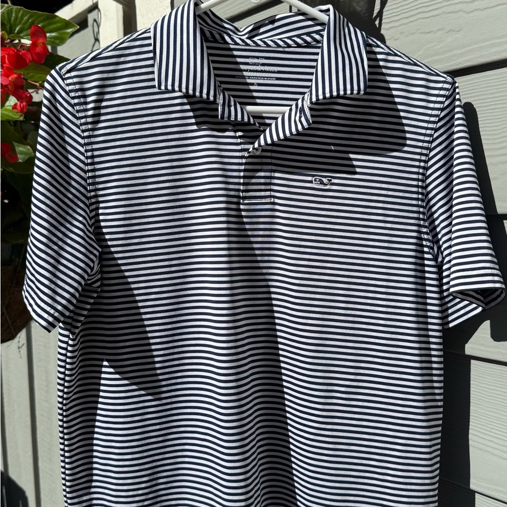 Vineyard Vines (boys) Bradley Stripe Sankaty Polo.